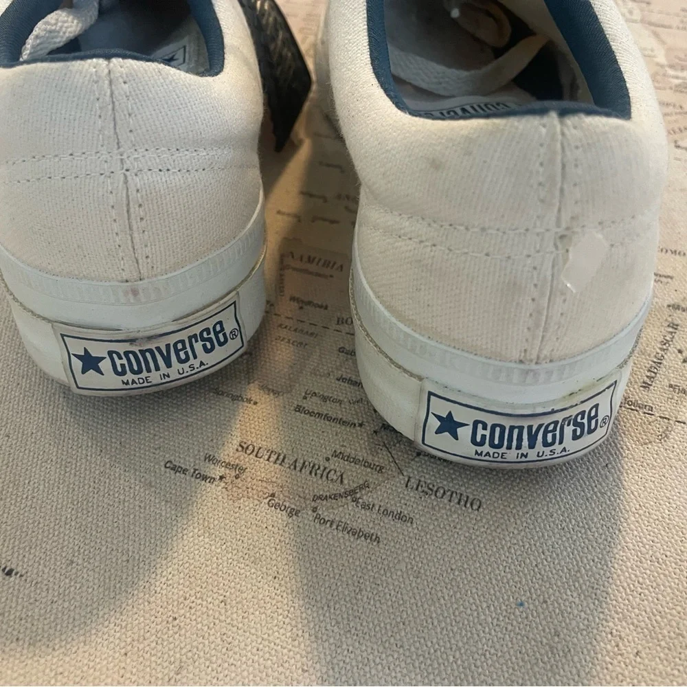 🆕Converse Deadstock Vintage Shoes Canvas Lace Up Size 5 NWT - Picture 5 of 11